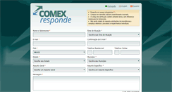 Desktop Screenshot of comexresponde.comexbrasil.gov.br